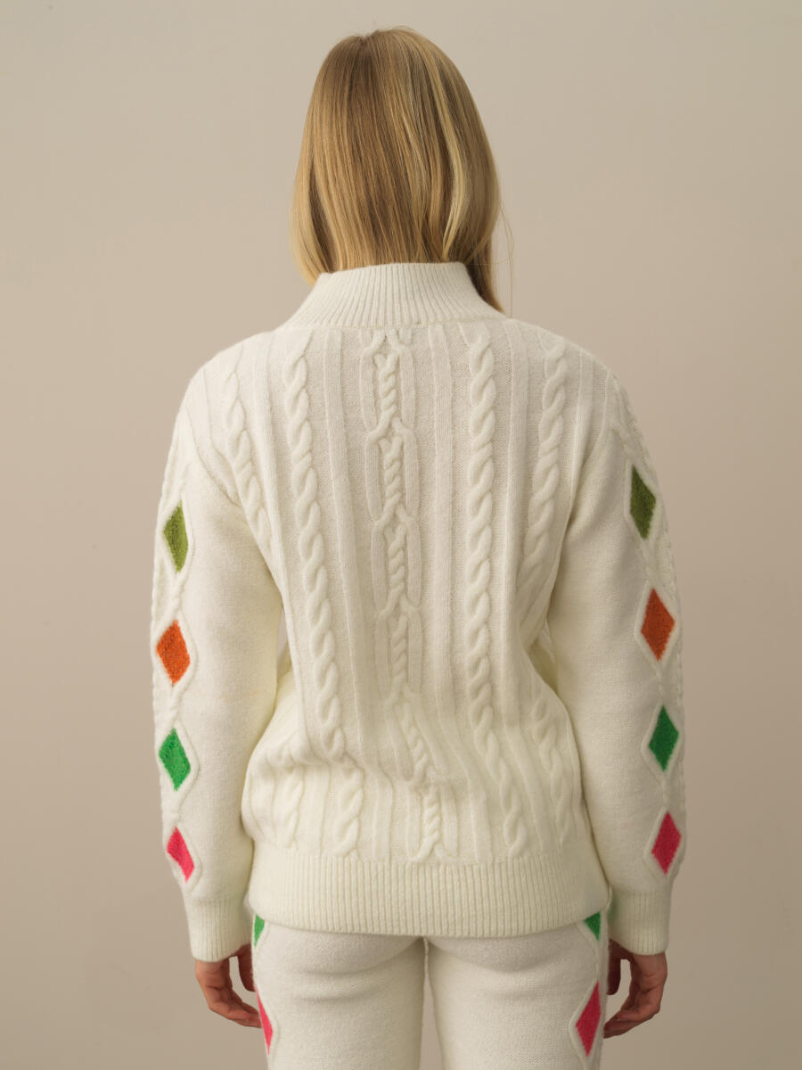 Turtleneck Oversized Sweater - 3