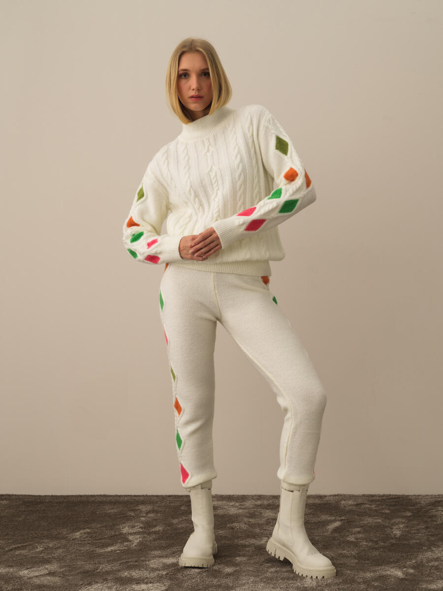 Turtleneck Oversized Sweater - 2