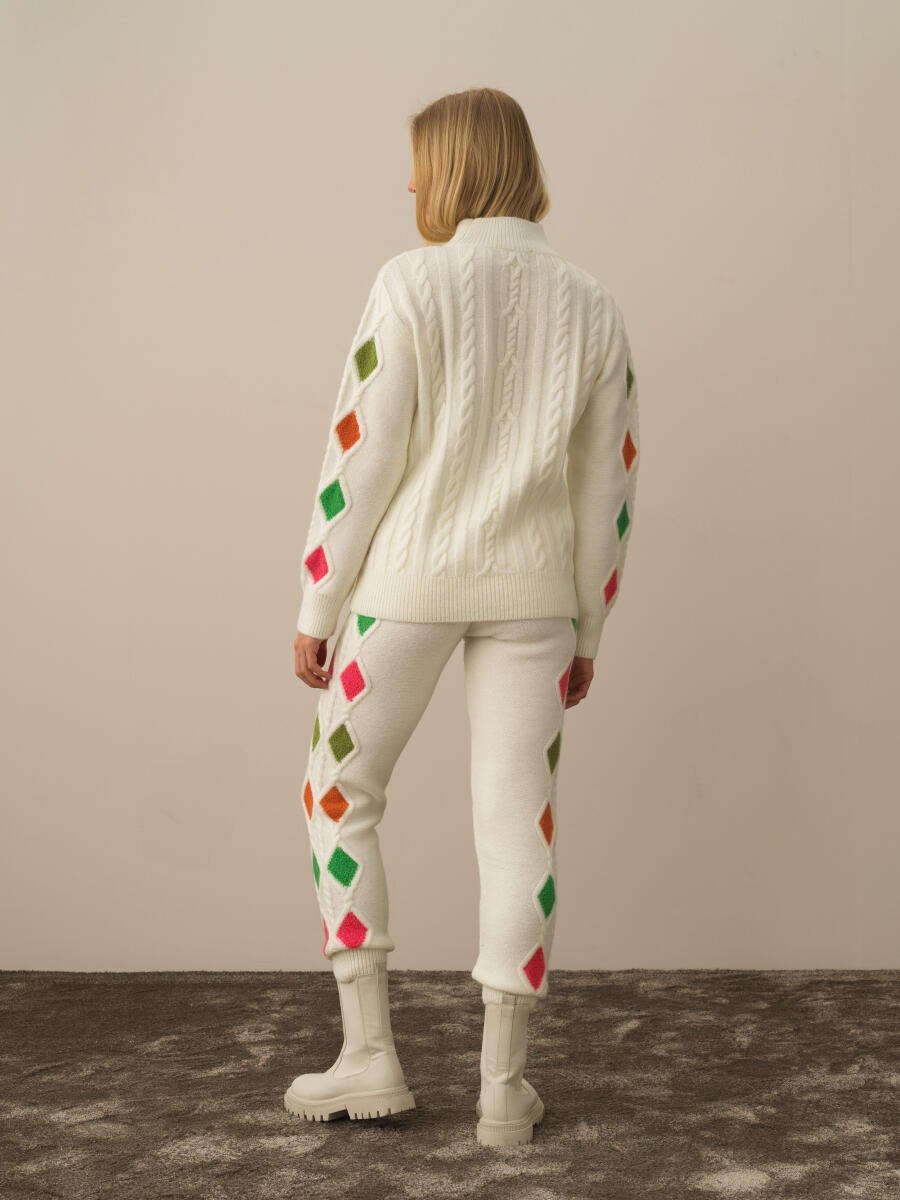 Turtleneck Oversized Sweater - 4