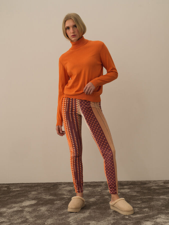 Turtleneck Regular Fit Basic Sweater - Xint