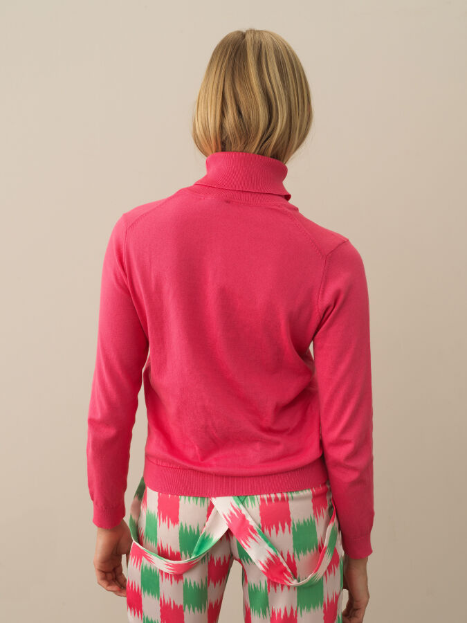 Turtleneck Regular Fit Basic Sweater - Xint