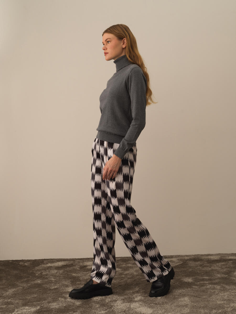 Turtleneck Regular Fit Basic Sweater - 3