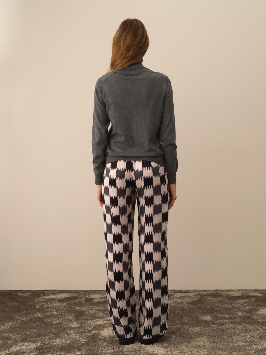 Turtleneck Regular Fit Basic Sweater - 5