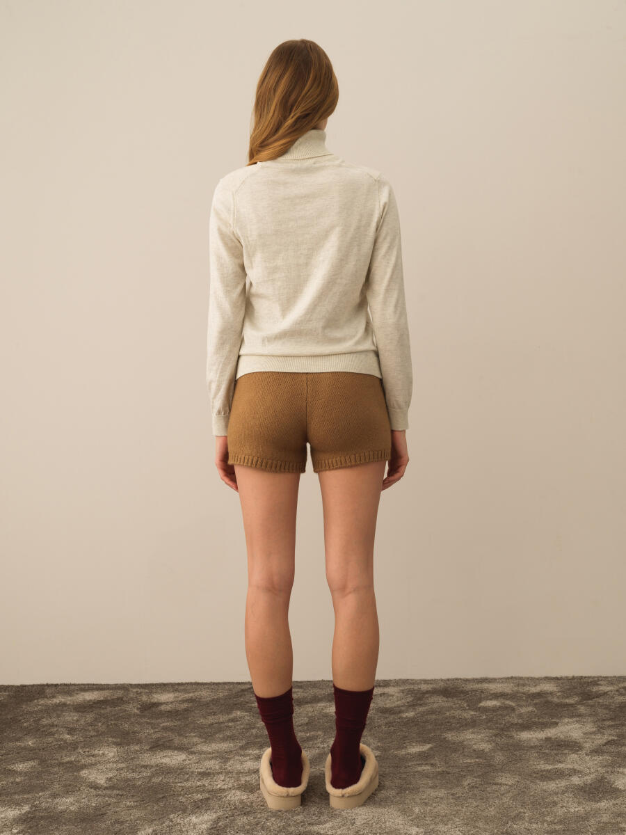 Turtleneck Regular Fit Basic Sweater - 5