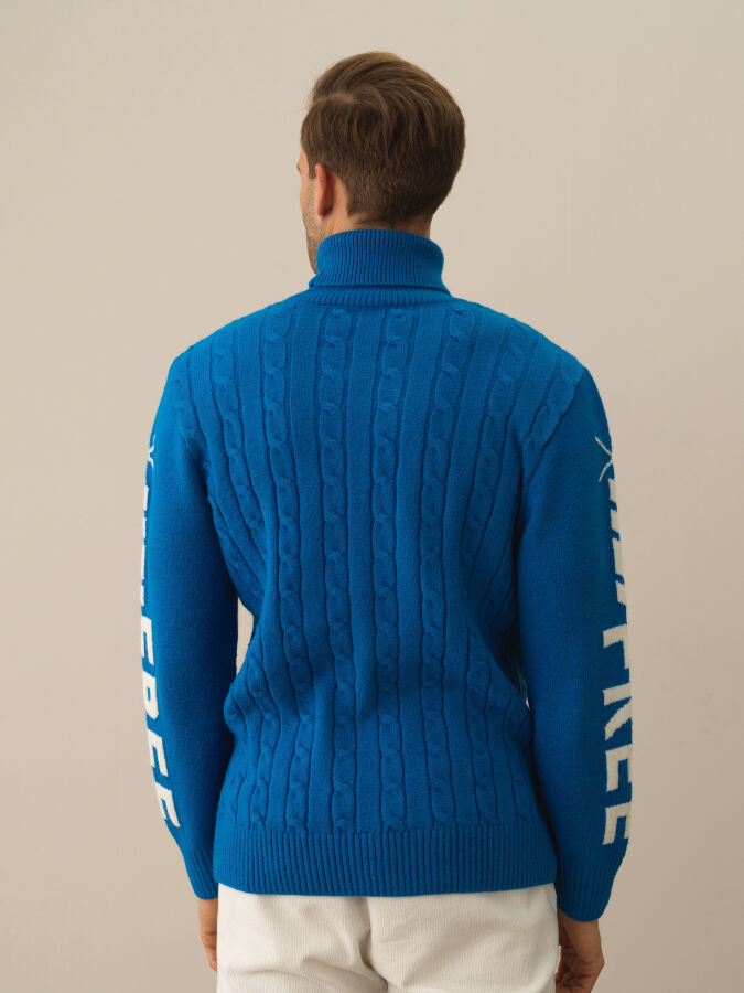 Turtleneck Regular Fit Wool Sweater - Xint