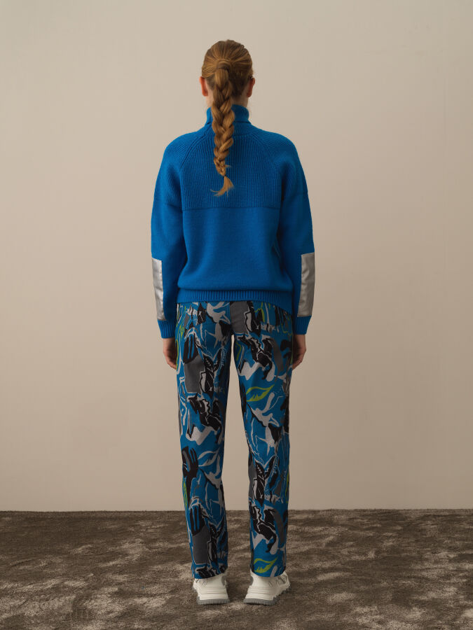 Turtleneck Regular Fit Wool Sweater - Xint