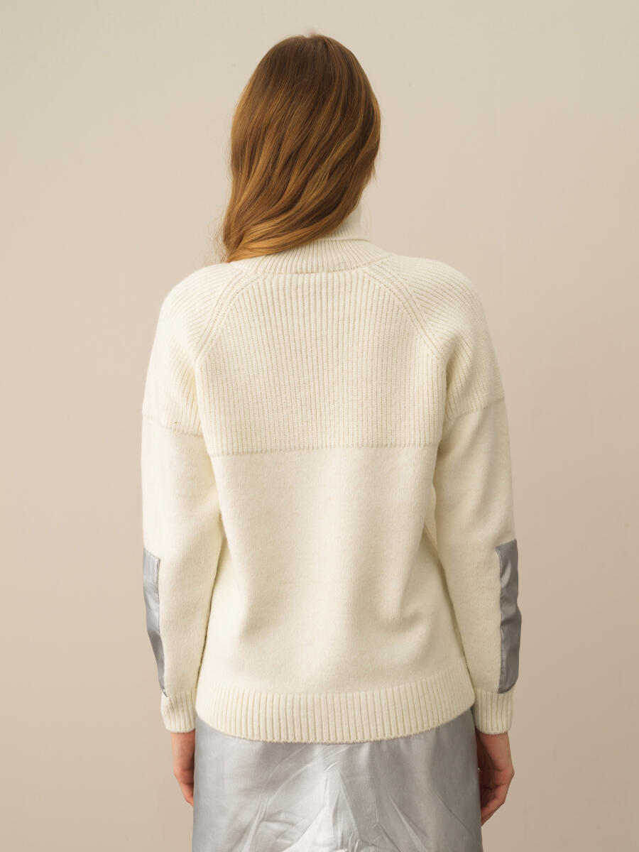 Turtleneck Regular Fit Wool Sweater - 4