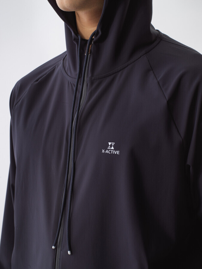 Xint Wholesale Navy Blue Regular Fit Coat - Xint