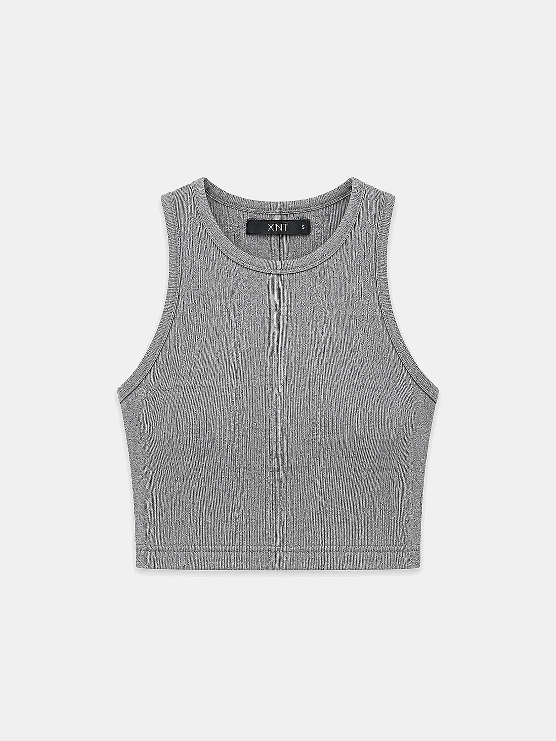 Shiny Plain Tank Top - 1