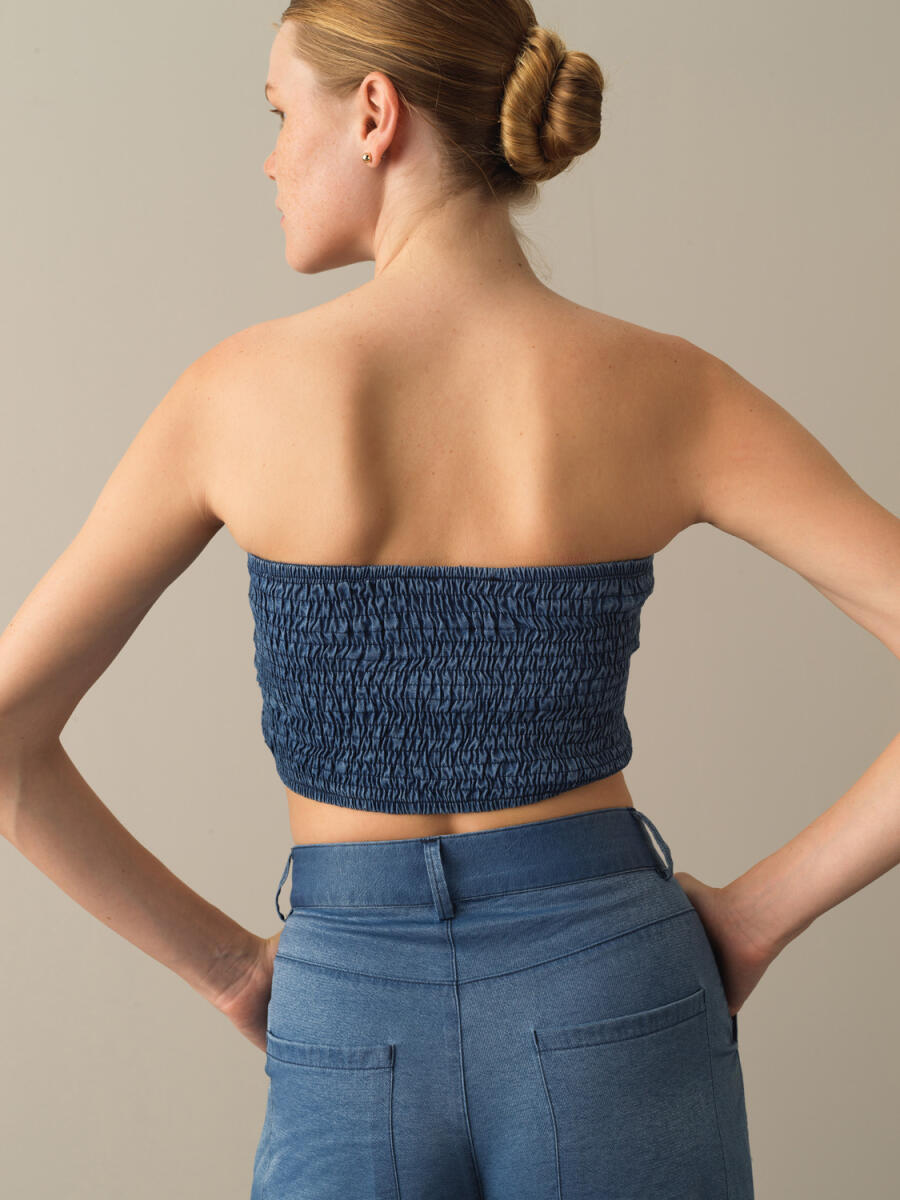Strapless Neck Slim Fit Bustier (4)