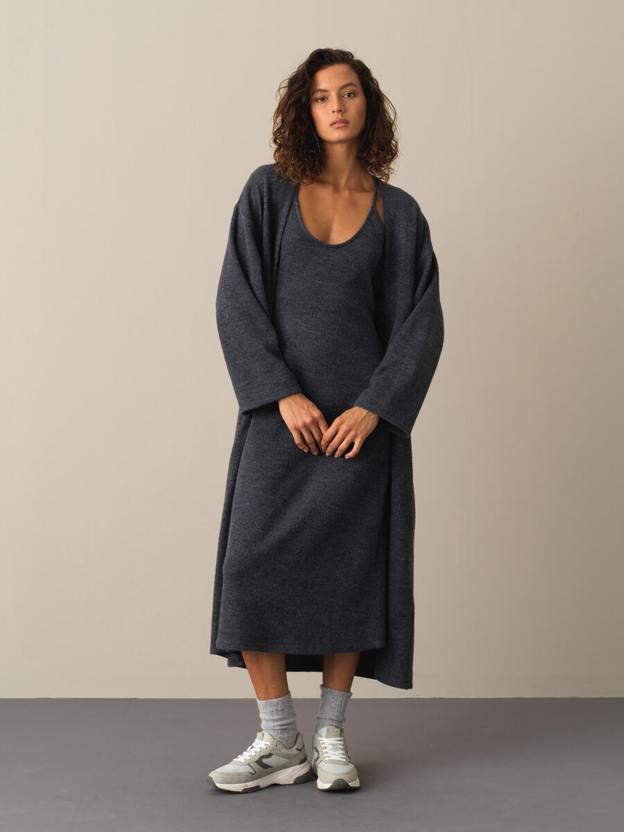 Oversized Long Cardigan - 3