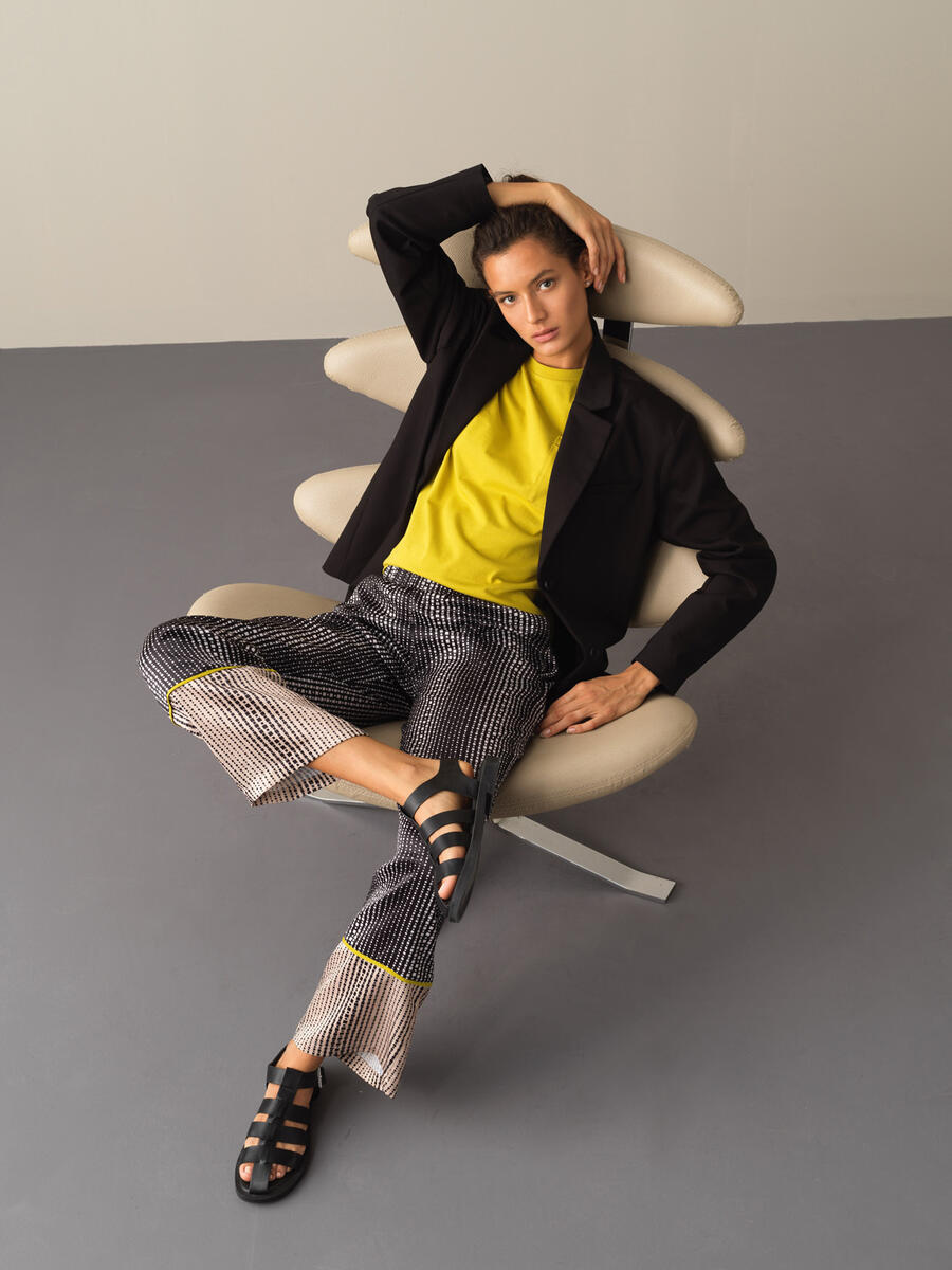 Cotton Oversized Long Blazer Jacket - 3