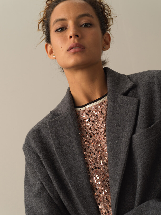 Oversized Long Blazer Jacket - Xint