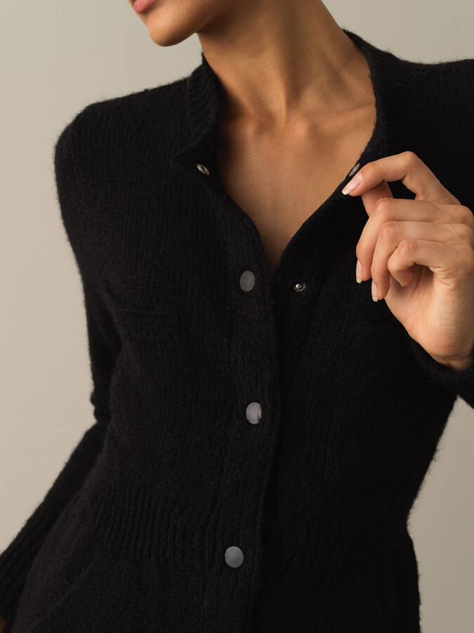 Regular Fit Pocketed Knitted Jumpsuit - Xint