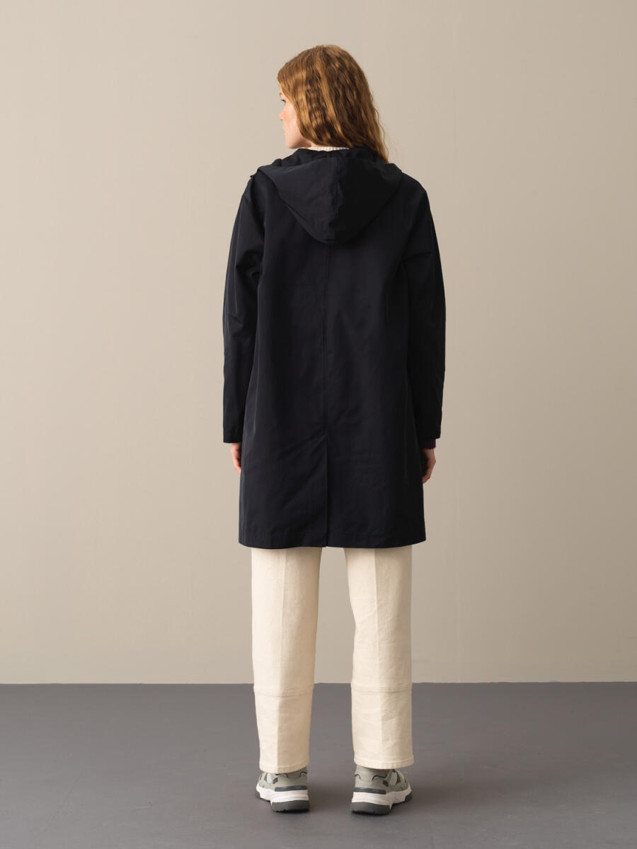 Hooded Oversized Raincoat - 5