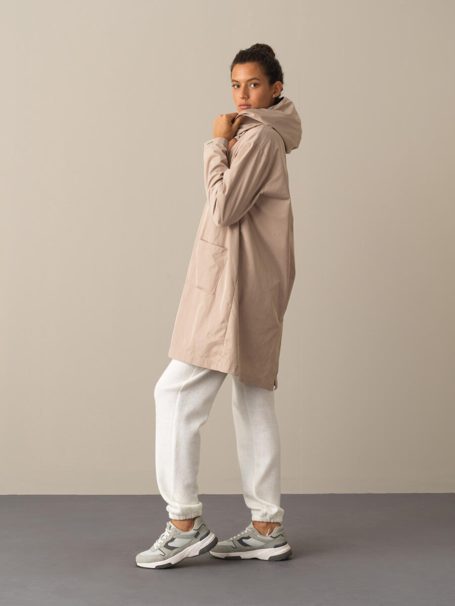 Hooded Oversized Raincoat - 4