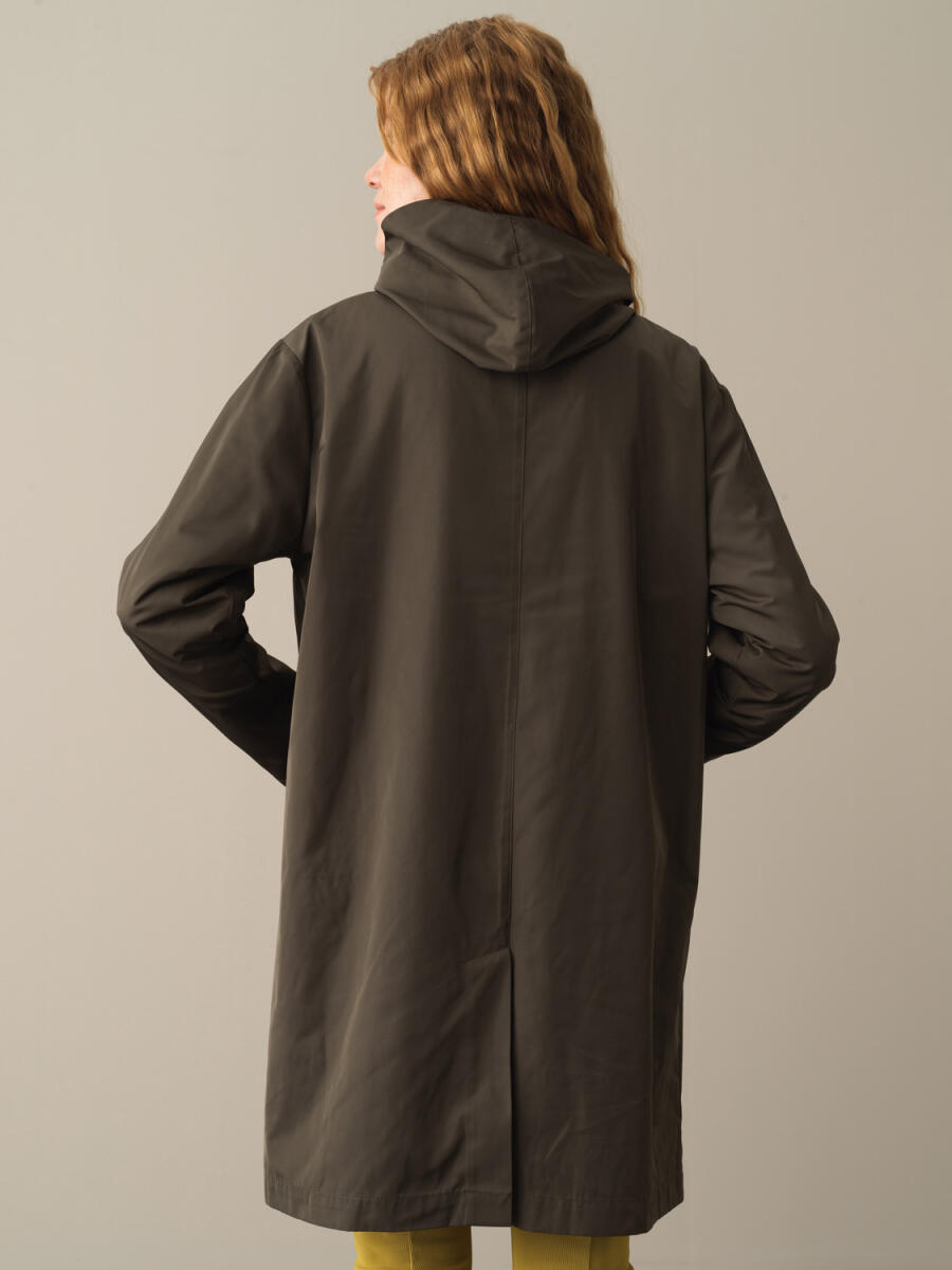 Hooded Oversized Raincoat - 3