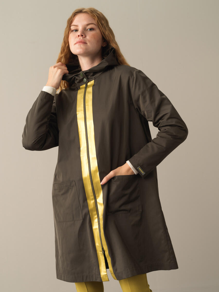 Hooded Oversized Raincoat - 2