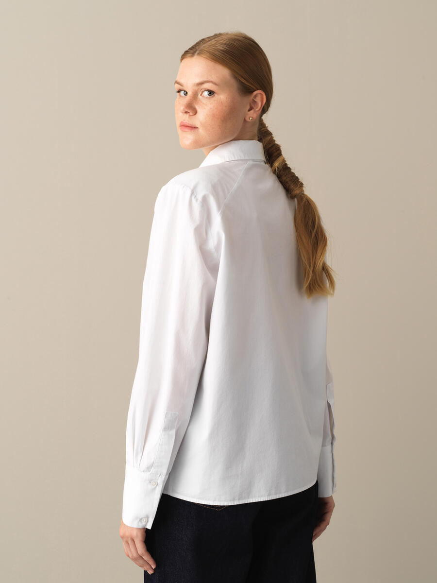 100% Cotton Regular Fit Shoulder-Padded Shirt - 4