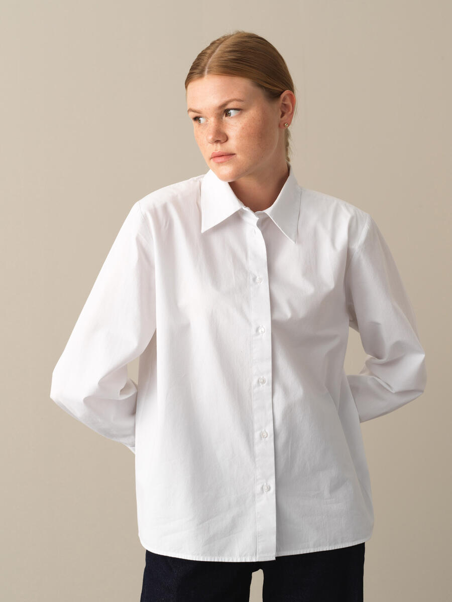 100% Cotton Regular Fit Shoulder-Padded Shirt - 3