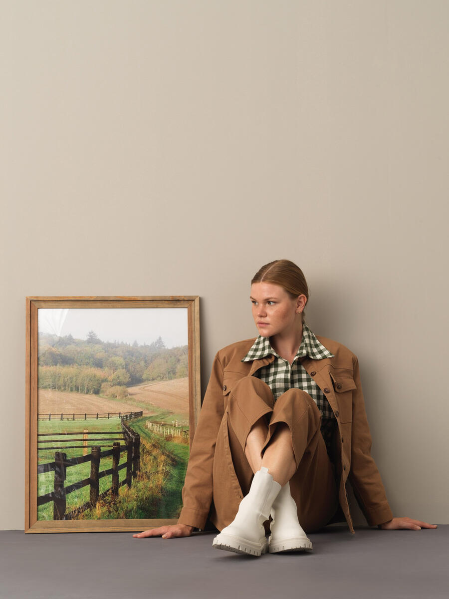 Cotton Oversized Pocketed Shirt Jacket - 2