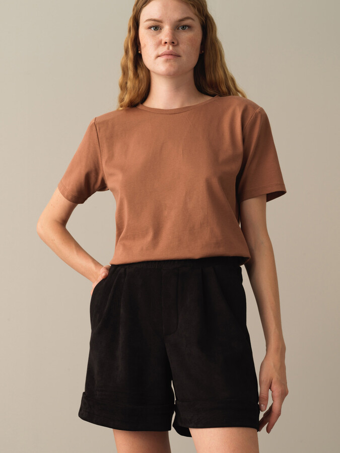 High Waist Regular Fit Shorts - Xint