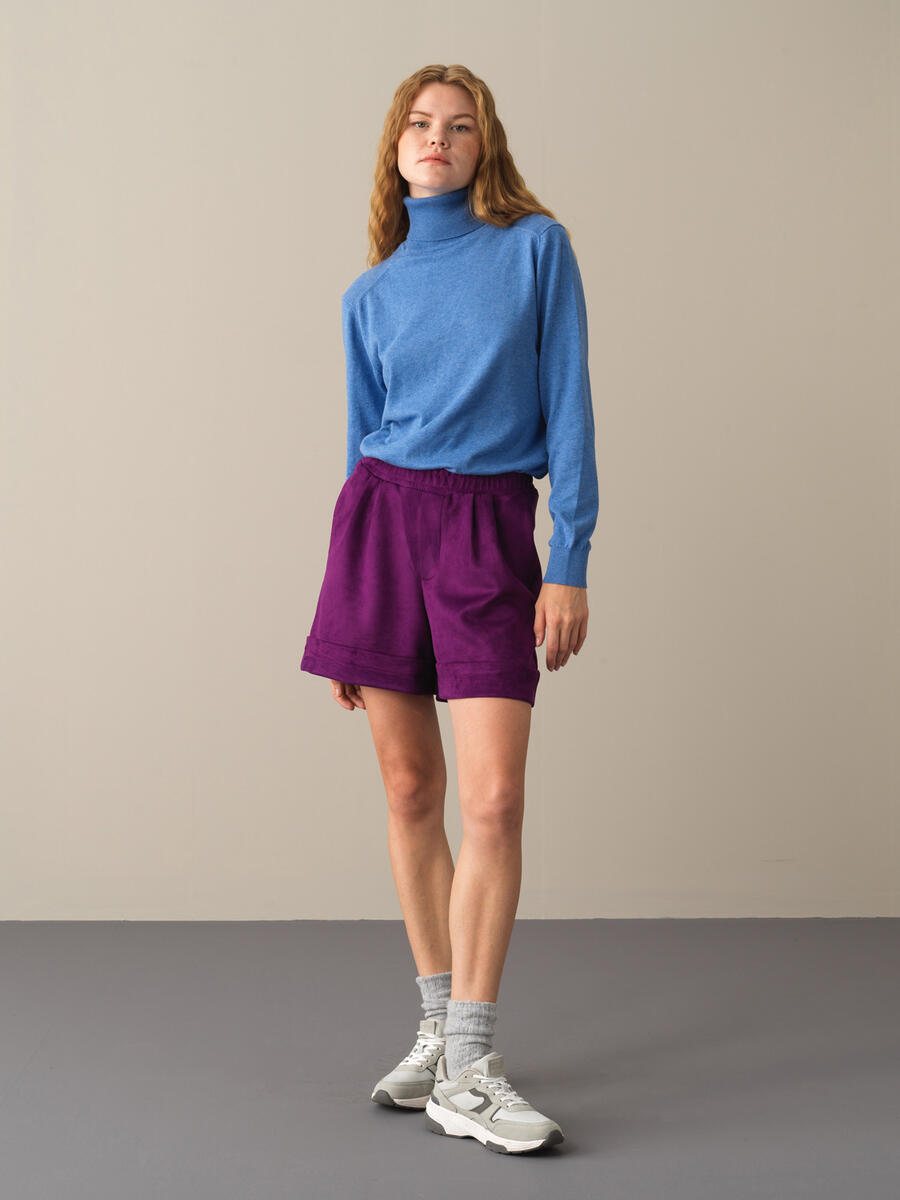 High Waist Regular Fit Shorts - 2