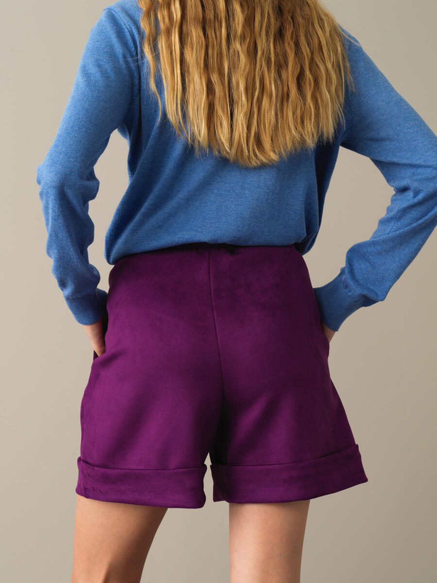 High Waist Regular Fit Shorts - 3