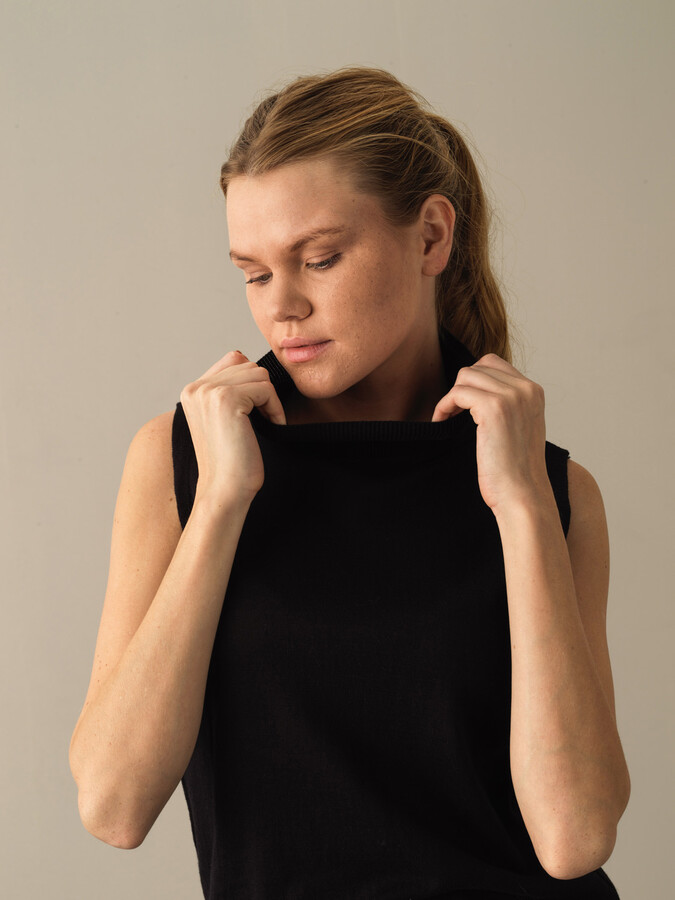 100% Cotton Regular Fit Basic Sweater - Xint