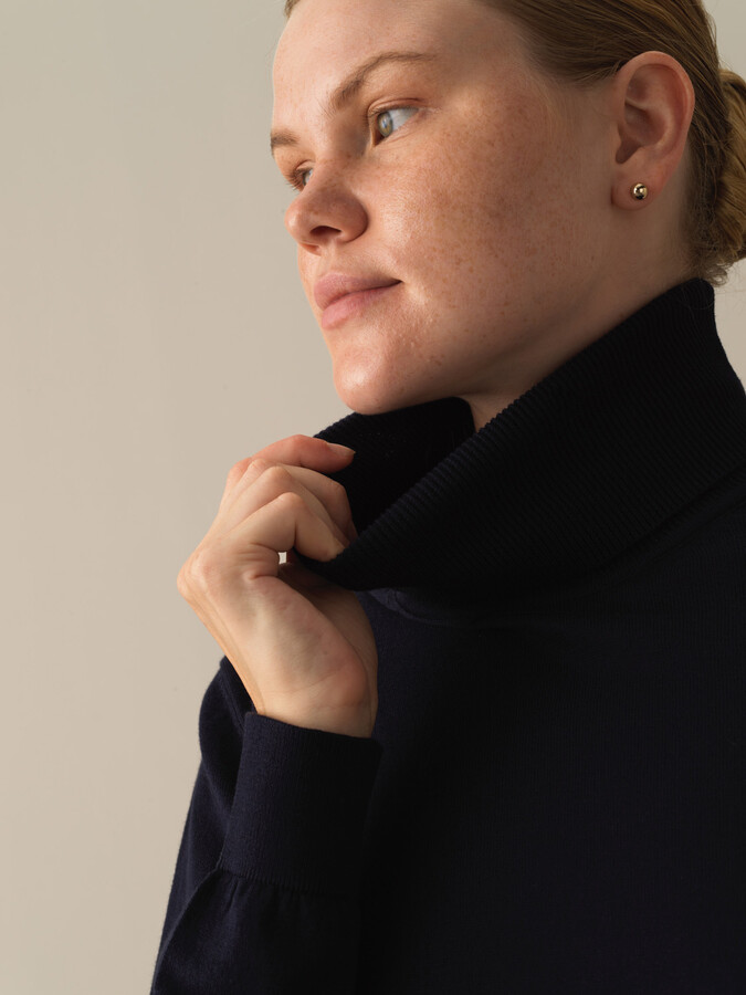 100% Cotton Regular Fit Basic Sweater - Xint