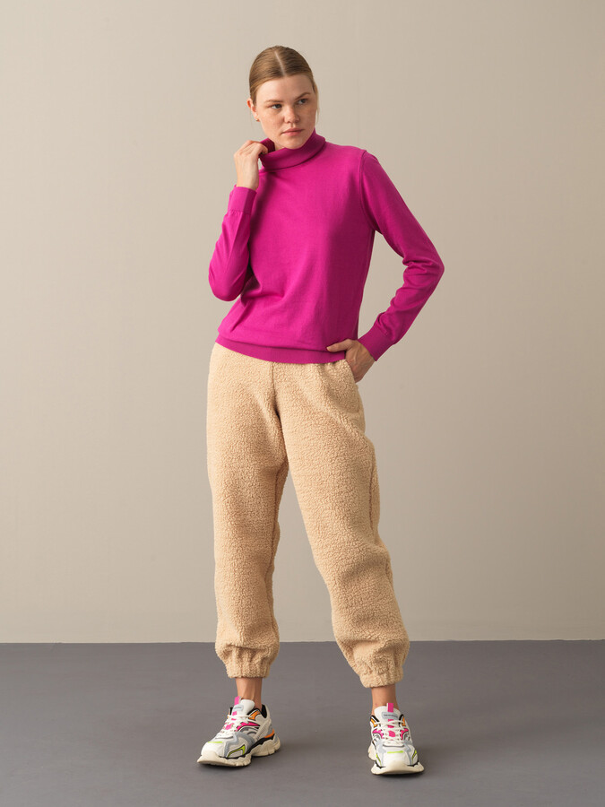 100% Cotton Regular Fit Basic Sweater - Xint