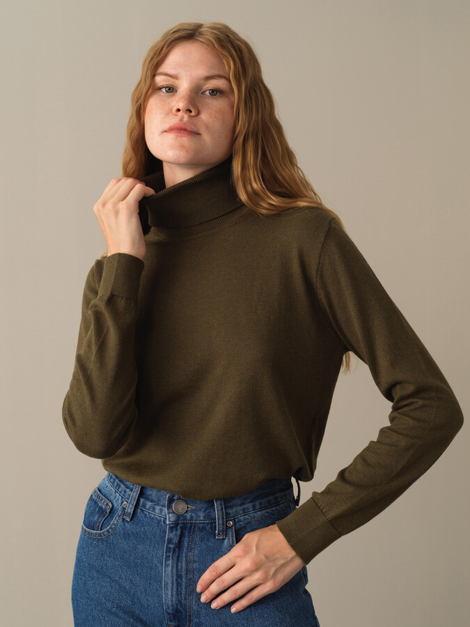 100% Cotton Regular Fit Basic Sweater - Xint