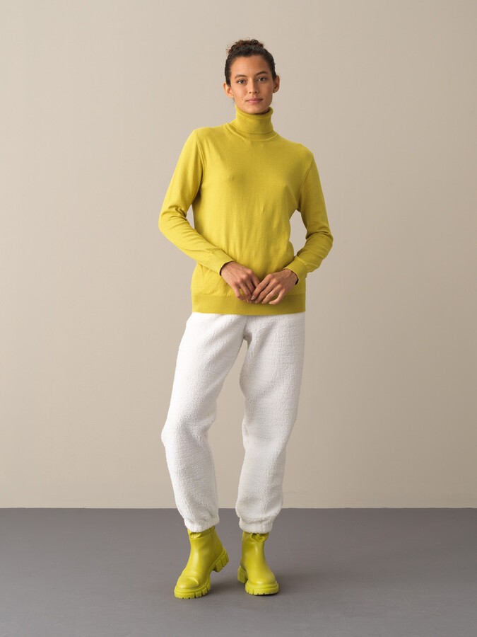 100% Cotton Regular Fit Basic Sweater - Xint