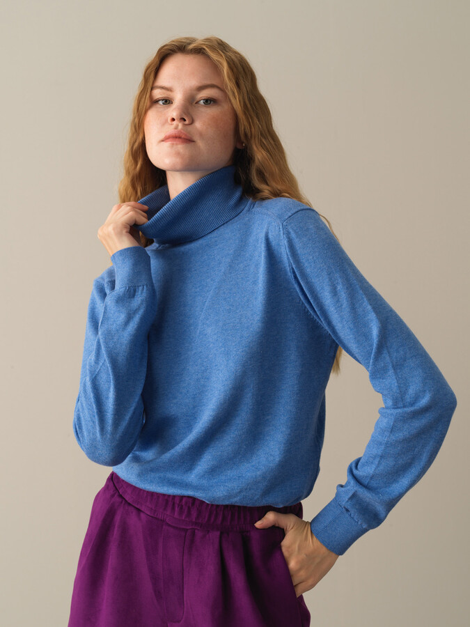 100% Cotton Regular Fit Basic Sweater - Xint