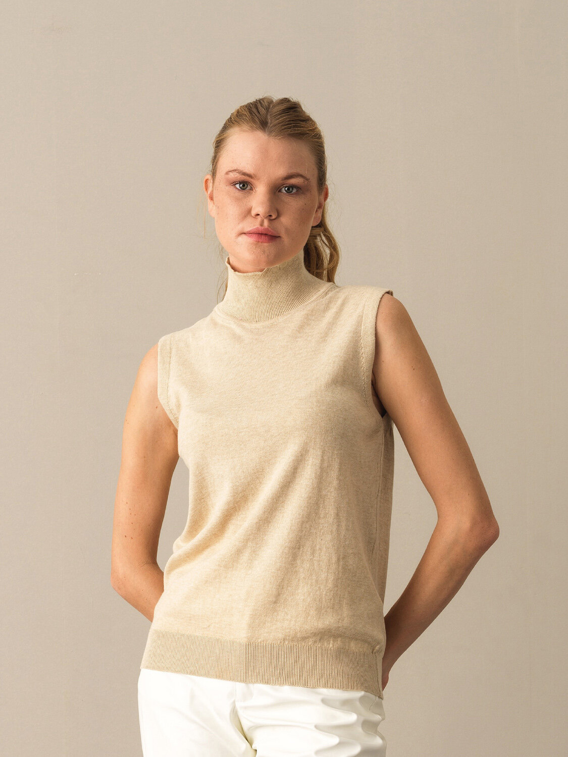 100% Cotton Regular Fit Basic Sweater - Xint