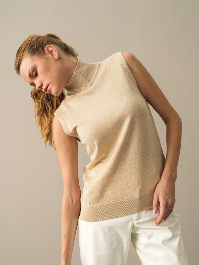 100% Cotton Regular Fit Basic Sweater - Xint