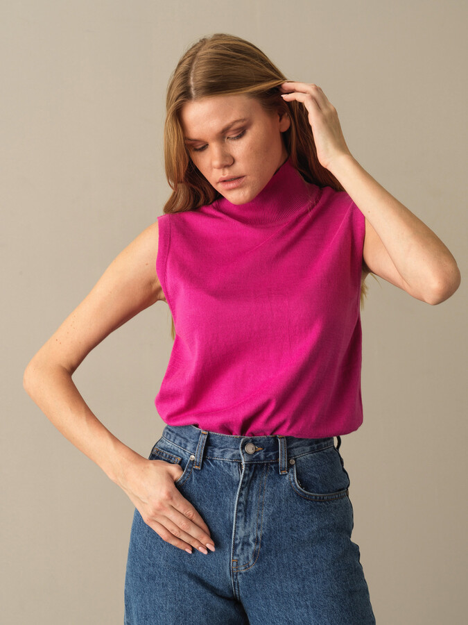 100% Cotton Regular Fit Basic Sweater - Xint