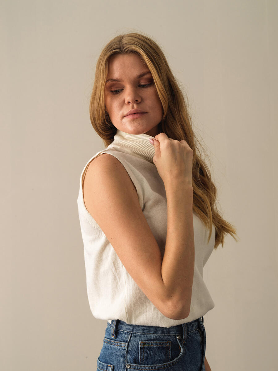 100% Cotton Regular Fit Basic Sweater