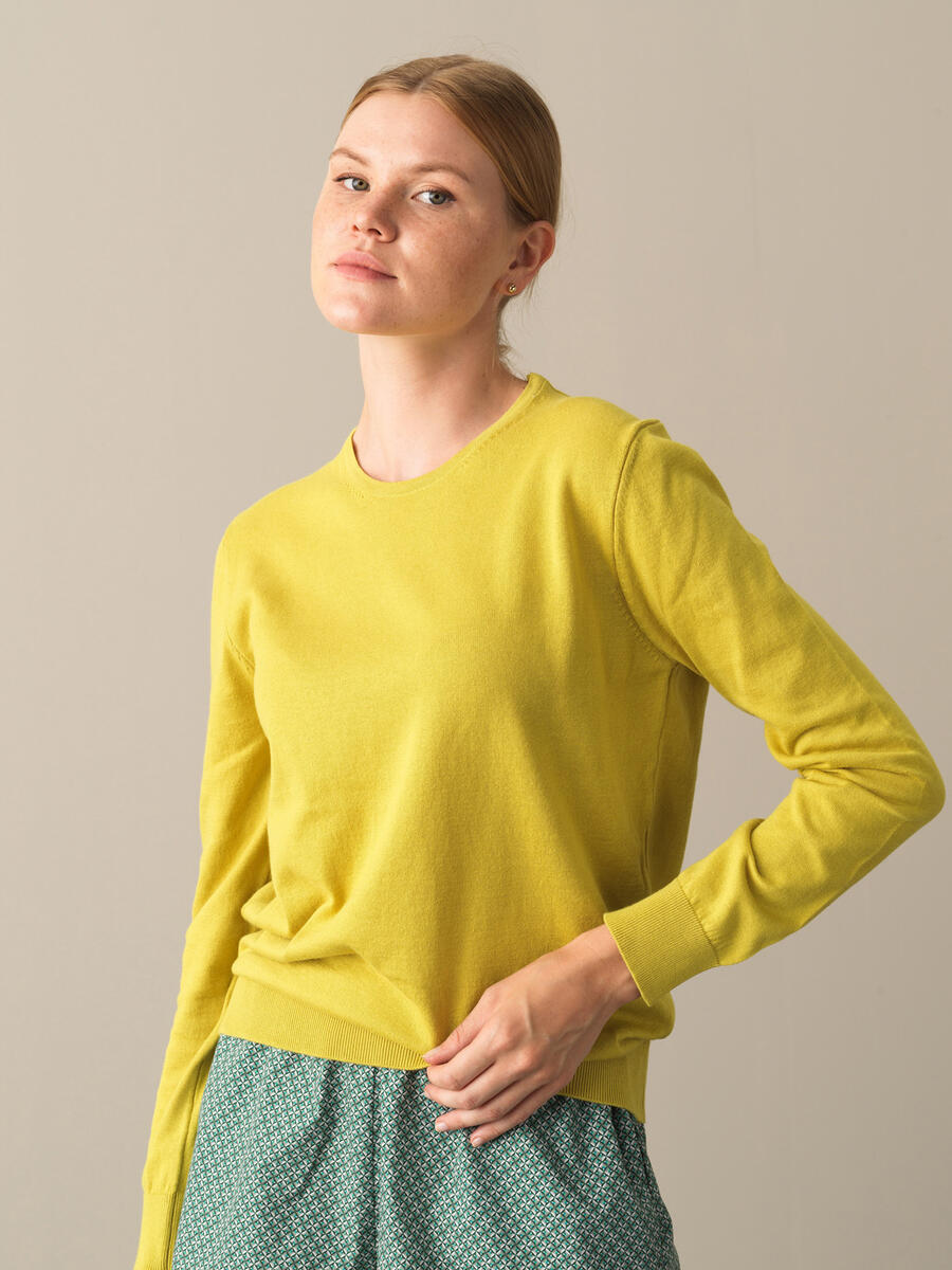 100% Cotton Regular Fit Basic Sweater