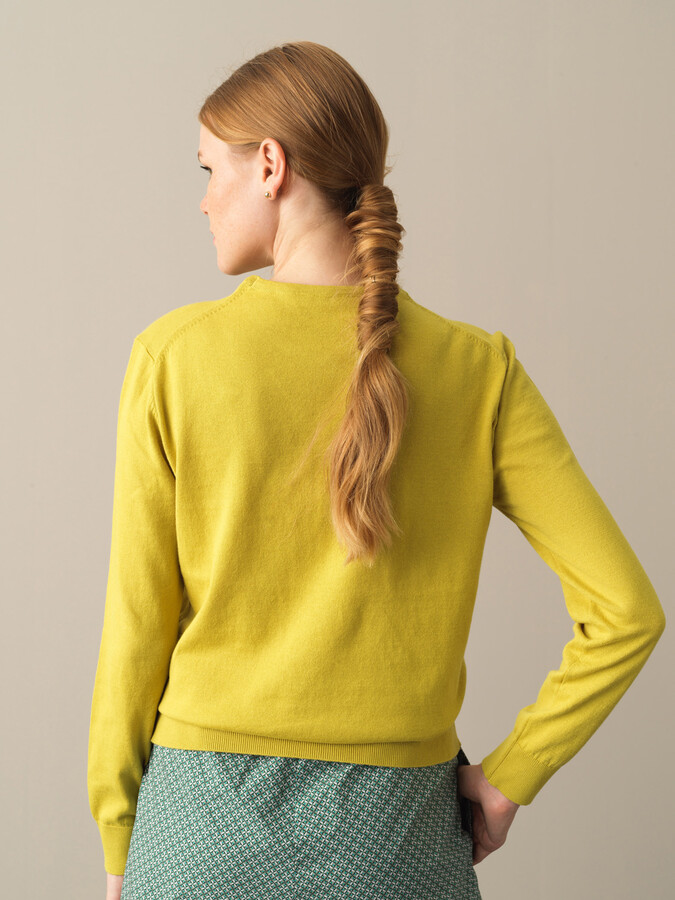 100% Cotton Regular Fit Basic Sweater - Xint