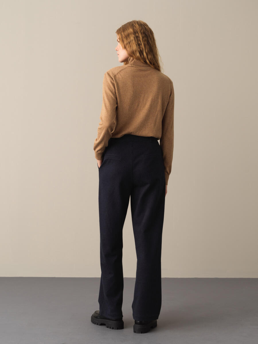 100% Cotton Regular Fit Basic Sweater - 4
