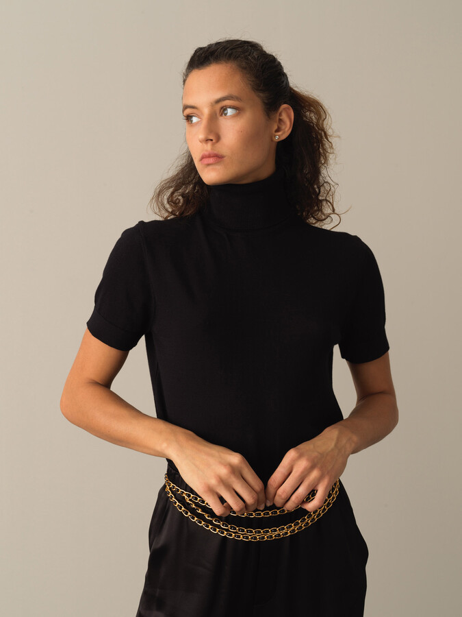 100% Cotton Relaxed Fit Basic Sweater - Xint