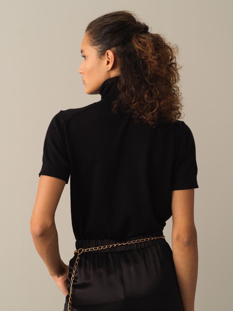 100% Cotton Relaxed Fit Basic Sweater - 3