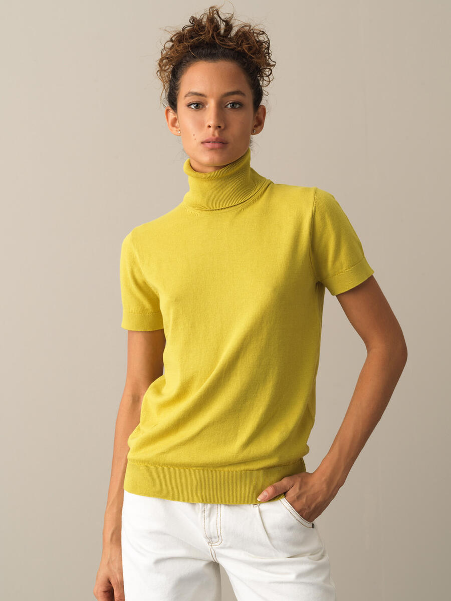 100% Cotton Relaxed Fit Basic Sweater