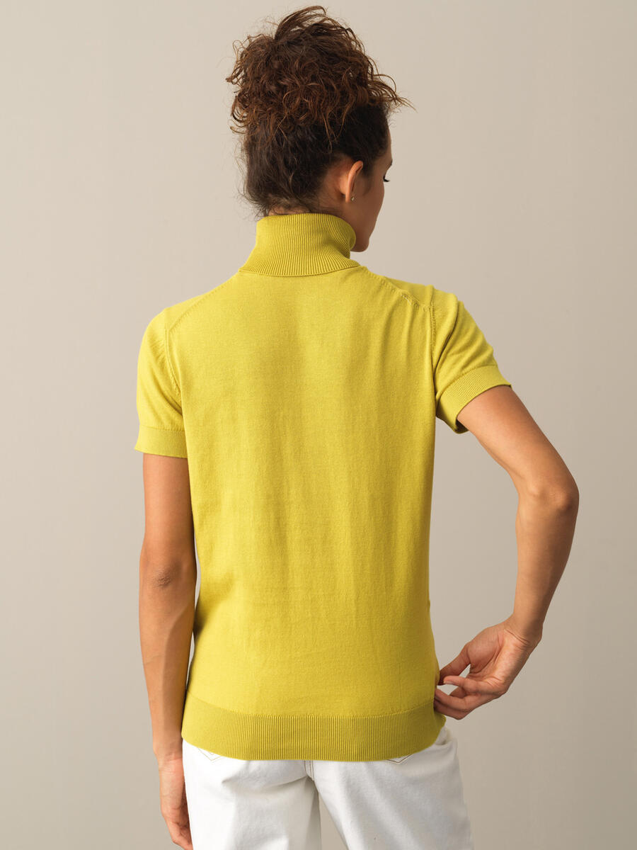 100% Cotton Relaxed Fit Basic Sweater - 4