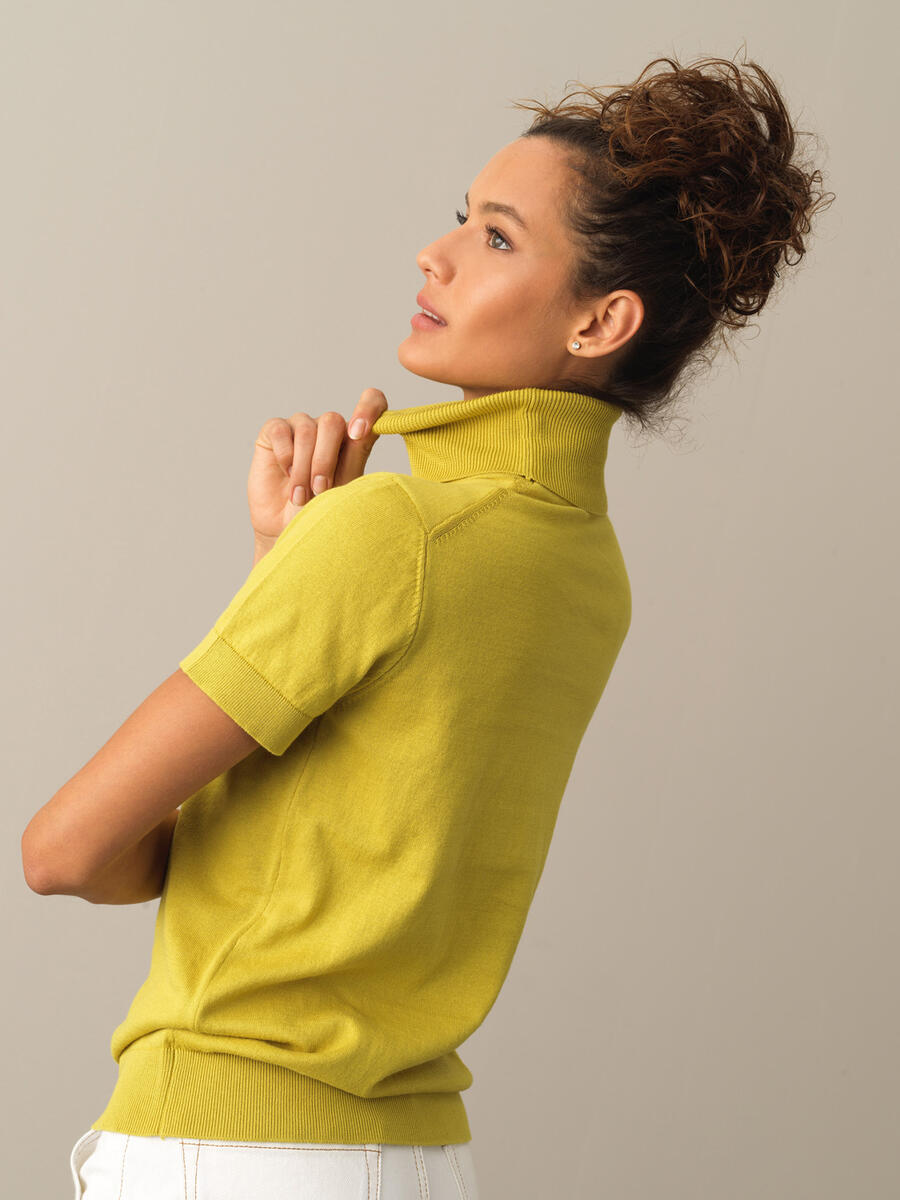 100% Cotton Relaxed Fit Basic Sweater - 3