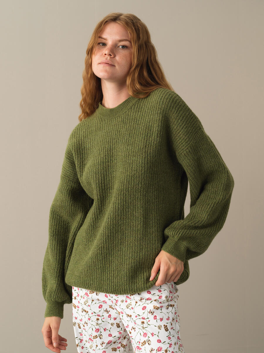 Crew Neck Oversized Sweater