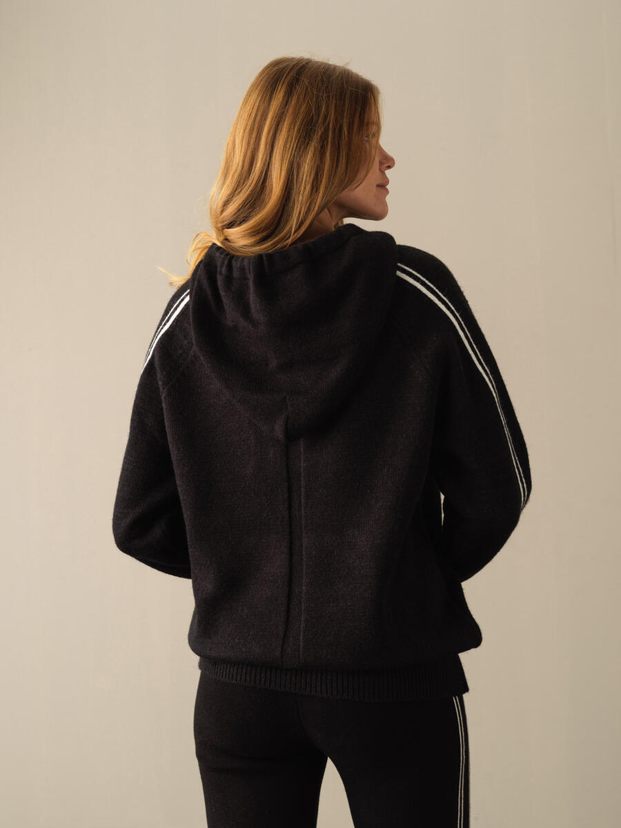 Hooded Oversized Sweater - 6