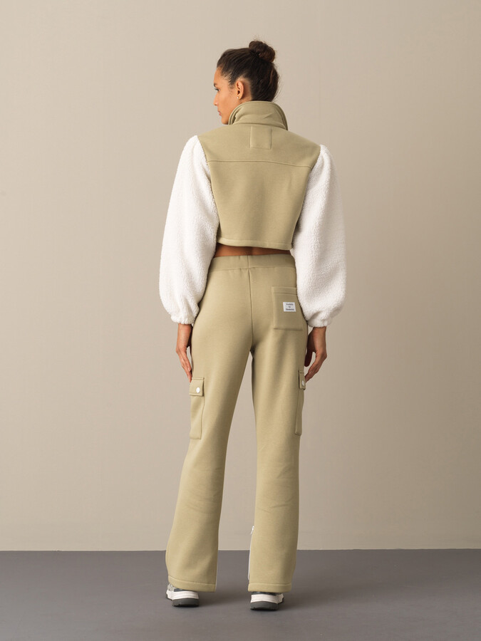 Cotton Oversized Pocketed Sweat Pants - Xint