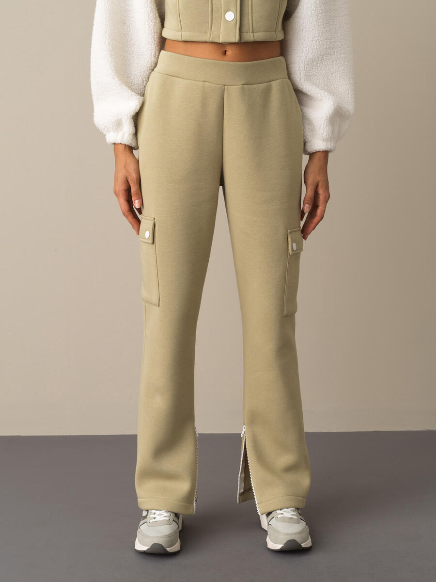 Cotton Oversized Pocketed Sweat Pants